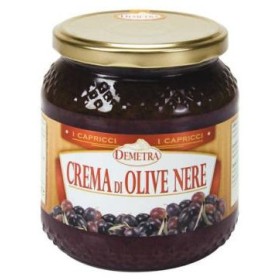 CREMA DI OLIVE NERE DEMETRA VASO ML.580